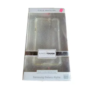 Case-mate Naked Tough Case Cover With Bumper For Samsung Galaxy Alpha - Clear