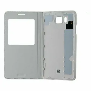 Samsung S-view Flip Cover For Samsung Galaxy Alpha - White