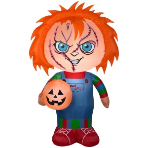 Gemmy 5 Ft Tall Airblown Chucky Light Up Halloween Inflate Outdoor Gemmy 5 Ft Tall Airblown Chucky Light Up Halloween Inflate Outdoor