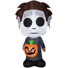5 Ft Airblown Michael Myers W/jack O Lantern Light Up Halloween Inflate Outdoor 5 Ft Airblown Michael Myers W/jack O Lantern Light Up Halloween Inflate Outdoor