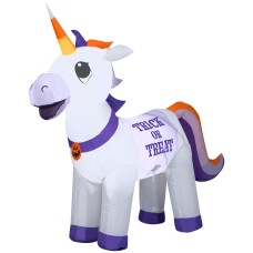 3.5 Ft Airblown Rainbow Unicorn Light Up Halloween Inflate Outdoor 3.5 Ft Airblown Rainbow Unicorn Light Up Halloween Inflate Outdoor