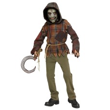 Kornfield Killer Scarecrow Halloween Scary Costume Boy,child Brown Medium (8-10) Kornfield Killer Scarecrow Halloween Scary Costume Boy,child Brown Medium (8-10)