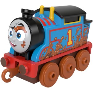 Thomas & Friends Trackmaster Small Metal Engine, Thomas With Mud