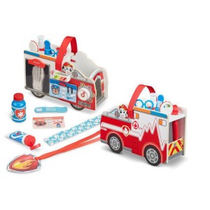 Melissa & Doug Paw Patrol Marshall's Wooden Rescue Emt Caddy (14 Pieces)