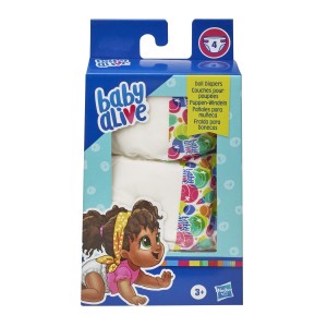 Baby Alive Doll Diaper Refill, Includes 4 Diapers Ages 3 Years+