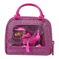Real Littles Cutie Carries Rainbow Sparkle Carrier Dachshund 2022 Real Littles Cutie Carries Rainbow Sparkle Carrier Dachshund 2022