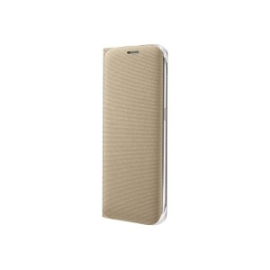 Oem Samsung Protective/s-view/wallet Cover Case For Samsung Galaxy S6 Edge Gold
