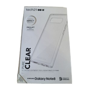 Tech21 Pure Clear Case For Samsung Galaxy Note 8 - Clear