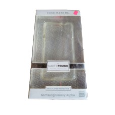 Case-mate Naked Tough Case Cover With Bumper For Samsung Galaxy Alpha - Clear Case-mate Naked Tough Case Cover With Bumper For Samsung Galaxy Alpha - Clear