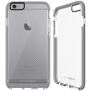 Tech21 Evo Mesh Elite Case Cover For Iphone 6 Plus/6s Plus - Clear Grey