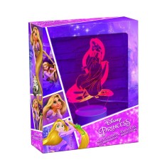 Princess Disney Raiponce Multicolored Led Night Light Clear Purple-blue Princess Disney Raiponce Multicolored Led Night Light Clear Purple-blue