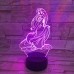 Princess Disney Raiponce Multicolored Led Night Light Clear Purple-blue Princess Disney Raiponce Multicolored Led Night Light Clear Purple-blue