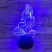 Princess Disney Raiponce Multicolored Led Night Light Clear Purple-blue Princess Disney Raiponce Multicolored Led Night Light Clear Purple-blue