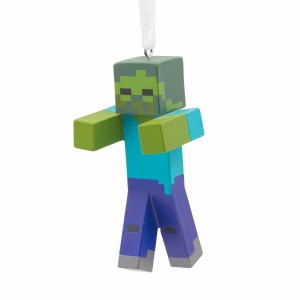 2021 Hallmark Minecraft Zombie Resin Collectible Christmas Tree Ornament