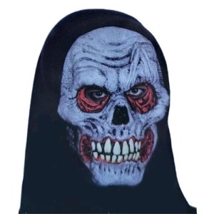 2017 Vintage Villain Mask Spooky Village Adult Size Skull Zombie Halloween 