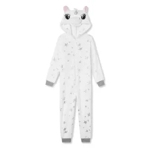 Girls' Character Halloween Costume Unicorn One-piece Jumpsuit Pijama M/l (10-12)