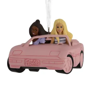 Hallmark Barbie In Pink Corvette Car Ornament 2023