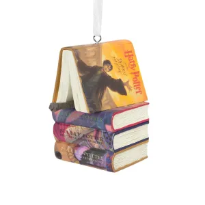 2021 Hallmark Harry Potter Books & Wand Christmas Ornament - Multicolor
