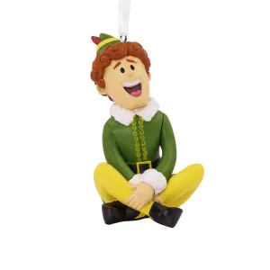Buddy The Elf Singing Will Ferrell Hallmark Christmas Tree Ornament