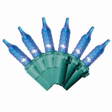 Holiday Time 100 Count Blue Led Lights Green Wire Wedding Decoration Party Holiday Time 100 Count Blue Led Lights Green Wire Wedding Decoration Party