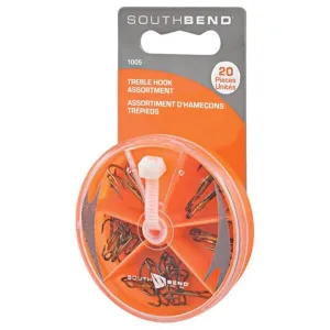 Southbend 20 Pieces 1005 Treble Assorted Hook For Catfish Rigs