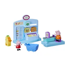 Peppa Pig Adventures:Supermarket Playset by Hasbro - Multicolor, Ages 3+