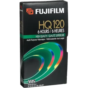 Fuji Hq 120 T-120 6 Hr Blank High Quality Vhs Video Cassette Vcr Tapes Fujifilm