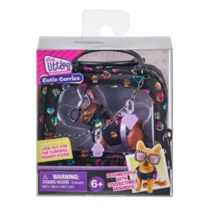 Real Littles Cutie Carries Rainbow Sparkle Carrier French Bulldog