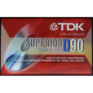 Tdk D90 - Cassette - 1 X 90min - Superior Normal Bias Play It Loud