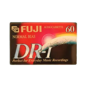 Fuji Dr-1 Type I Normal Bias Position 60 Minutes Blank Audiocassette Tape (new)