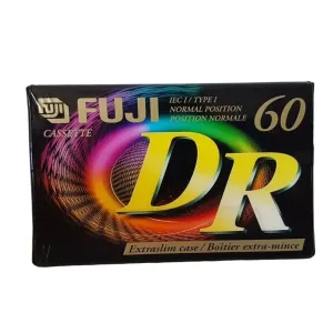 Fuji Audio Cassette Tapes Blank Record Sealed Dr 60min Normal Position