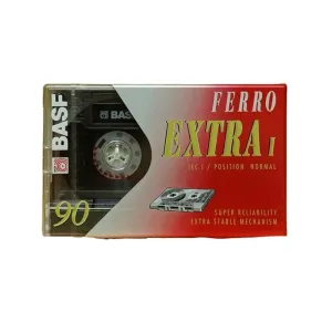Basf Ferro Extra 90 Minute Blank Cassette Tape New Sealed Super Reliability