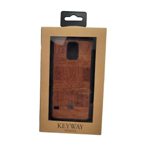 Keyway Designs Handmade Hybrid Jatoba Real Wood Case For Samsung Galaxy S5