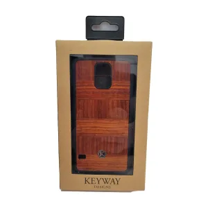 Keyway Designs Handmade Hybrid Padauk Real Wood Case For Samsung Galaxy S5