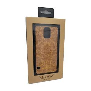 Keyway Designs Handmade Hybrid Damask Real Wood Case For Samsung Galaxy S5 Keyway Designs Handmade Hybrid Damask Real Wood Case For Samsung Galaxy S5