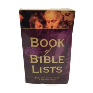 Book Of Bible Lists Unusual Statistics And Curious Facts Paperback 1987