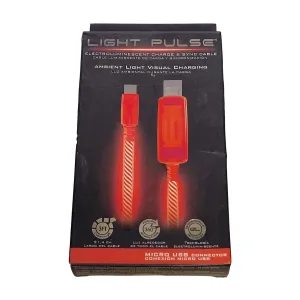 Pilot Automotive El-1400r Electroluminescent Visual Light Charge Sync Micro Us