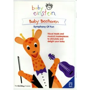 BABY EINSTEIN BABY BEETHOVEN SYMPHONY OF FUN DVD - ENGLISH SPANISH FRENCH AUDIO