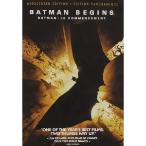 BATMAN BEGINS (DVD- 2005 - WIDESCREEN - CANADIAN COVER EDITION) CHRISTIAN BALE