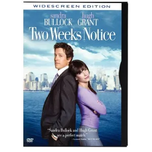 Two Weeks Notice (dvd, 2003, Widescreen) Hugh Grant Sandra Bullock