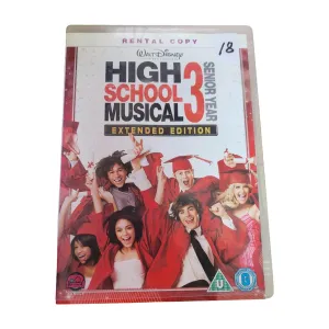HIGH SCHOOL MUSICAL 3: SENIOR YEAR (DVD, 2008, WIDESCREEN) ZAC EFRON, VANESSA 