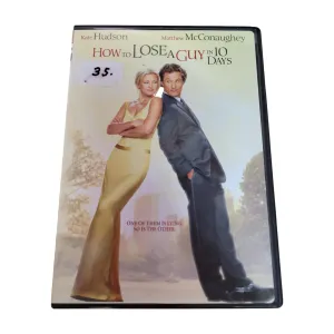 How To Lose A Guy In 10 Days (Dvd, 2003, Widescreen) Kate Hudson, Matthew Mcco