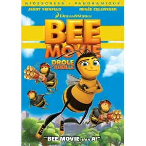 BEE MOVIE (DVD, 2007, WIDESCREEN) JERRY SEINFELD, RENEE ZELLWEGER CANADIAN COVER