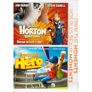 Dr Seuss Horton: Hears A Who! / Everyones Hero (Dvd, 2008, Ws) 2-Disk Set 