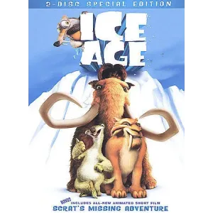 ICE AGE (DVD, 2002, FULLSCREEN) RAY ROMANO, JOHN LEGUIZAMO, ANIMATION COMEDY 