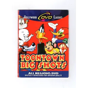 TOONTOWN BIG SHOTS HOLLYWOOD (DVD, 2005, FULL SCREEN) DIGITALLY REMASTERED