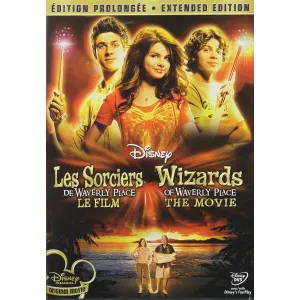 WIZARDS OF WAVERLY PLACE THE MOVIE EXTENDED EDITION (DVD, 2009, CANADIAN COVER)