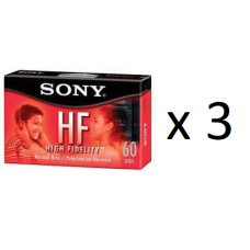 Pack Of 3 New And Sealed Sony High Fidelity 60 Min C60hfr Type 1 Audio Cassette Pack Of 3 New And Sealed Sony High Fidelity 60 Min C60hfr Type 1 Audio Cassette