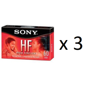 Pack Of 3 New And Sealed Sony High Fidelity 60 Min C60hfr Type 1 Audio Cassette Pack Of 3 New And Sealed Sony High Fidelity 60 Min C60hfr Type 1 Audio Cassette