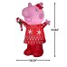 4.5 Feet Tall Led Gemmy Airblown Inflatable Peppa Pig Christmas Sweater 4.5 Feet Tall Led Gemmy Airblown Inflatable Peppa Pig Christmas Sweater